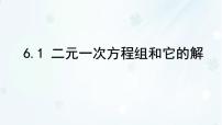 华东师大版（2024）七年级下册（2024）二元一次方程组和它的解课前预习课件ppt