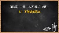 湘教版（2024）七年级下册（2024）不等式的意义教课内容课件ppt