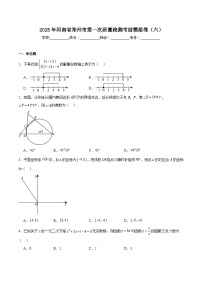 河南省郑州市2025届九年级下学期第一次质量检测考前模拟（六）数学试卷(含解析)