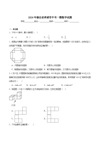 湖北省孝感市2024届九年级下学期中考一模数学试卷(含解析)