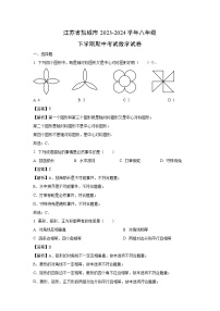 江苏省盐城市2023-2024学年八年级下学期期中考试数学试卷（解析版）