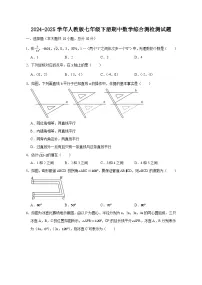 2024-2025学年人教版七年级下册期中数学综合测检测试题（含答案）