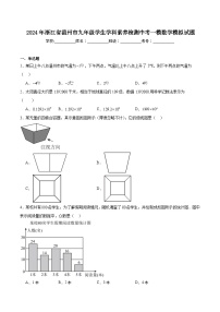 浙江省温州市2024届九年级下学期中考一模数学试卷(含解析)