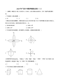 2025年广西中考数学模拟试卷（三）(含详解)