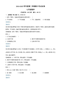 安徽省铜陵市第十中学2024-2025学年七年级下学期期中考试 数学考试（含解析）
