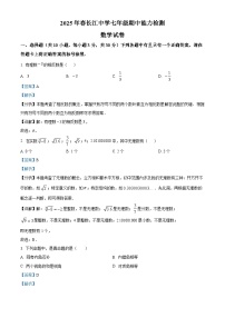 湖北省宜昌市长江中学2024-2025学年下学期七年级期中能力检测 数学试卷（含解析）