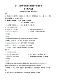 山东省青岛市莱西市（五四制）2024-2025学年七年级下学期期中考试 数学试题（含解析）