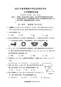 2025年江苏省泰州市兴化市中考一模数学试题（中考模拟）