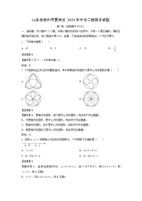 山东省德州市夏津县2024年中考二模数学试卷（解析版）