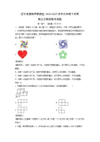 辽宁省抚顺市新抚区2024-2025学年九年级下学期第三次模拟数学试题（解析版）