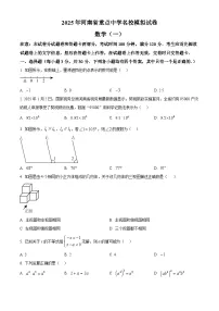 河南省驻马店市确山县部分中学联考2024-2025学年九年级下学期2月月考数学试题（原卷版+解析版）