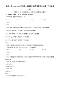 广东省江门市新会区会城创新初级中学2024-2025学年八年级下学期 数学期中考试试卷（含解析）