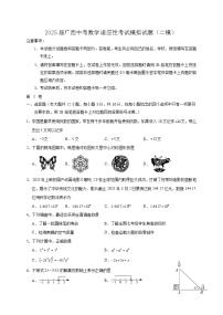2025届广西中考数学适应性考试模拟试题（二模）含答案