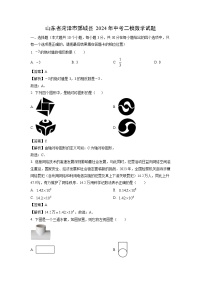 山东省菏泽市鄄城县2024年中考二模数学试卷（解析版）