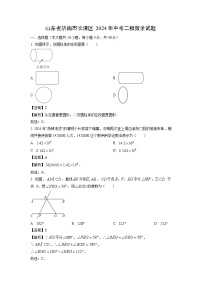 山东省济南市长清区2024年中考二模数学试卷（解析版）