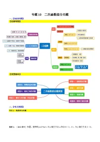 中考数学专题10 二次函数综合问题（原卷版+解析版）