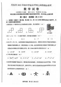 2025年辽宁省丹东市初中学业水平网上阅卷模拟考数学试卷(中考模拟)