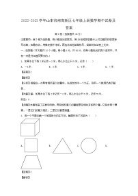 2022-2023学年山东济南高新区七年级上册数学期中试卷及答案