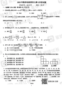 2025长沙雅礼“新苗杯”七年级数学创新素养大赛试卷及解析