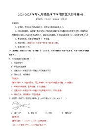 七年级数学月考卷01（人教版2024，测试范围：人教版2024七年级下册第7章~第10章）-2024-2025学年初中下学期第三次月考