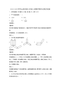 2024-2025学年山东济南七年级上册数学期末试卷及答案
