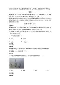 2024-2025学年山东济南商河县七年级上册数学期中试卷及答案