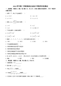 上海市青浦区实验中学2024-2025学年九年级下学期3月考数学试题（原卷版+解析版）