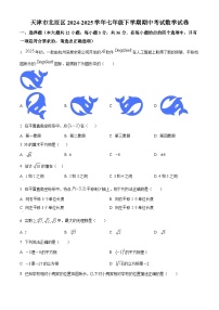 天津市北辰区2024-2025学年七年级下学期期中考试数学试卷（原卷版+解析版）