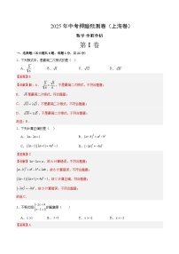 2025年中考押题预测卷：数学（上海卷）02（解析卷）