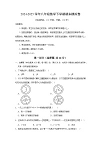 2024-2025学年八年级数学下学期期末模拟卷（原卷版+解析版）