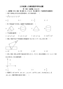 2025年陕西省西安市爱知中学二模中考数学试卷　（中考模拟）