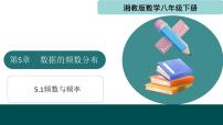 湘教版（2024）八年级下册频数与频率教案配套ppt课件