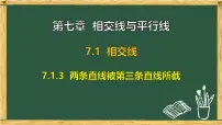 数学七年级下册（2024）两条直线被第三条直线所截课文内容课件ppt