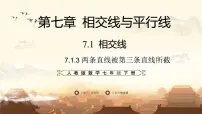 人教版（2024）七年级下册（2024）两条直线被第三条直线所截集体备课课件ppt