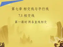 初中数学人教版（2024）七年级下册（2024）两条直线相交教学ppt课件