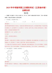 2025年中考数学第三次模拟考试数学(徐州卷)（含答案）