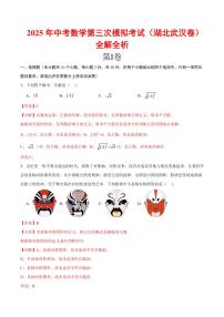 2025年中考数学第三次模拟考试数学(湖北武汉卷)（含答案）