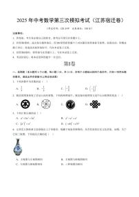2025年中考数学第三次模拟考试数学(宿迁卷)含答案解析