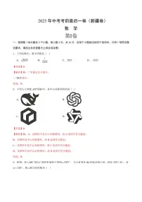 数学(新疆卷)-2025年中考考前最后一卷试题（含答案）