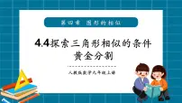 北师大版（2024）九年级上册探索三角形相似的条件优秀教学ppt课件