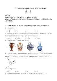 2025年中考考前最后一次模拟数学(河南卷)含答案解析