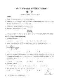 2025年中考考前最后一次模拟数学(西藏卷)含答案解析