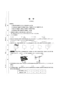 2025年安徽省阜阳市部分学校中考三模数学试卷（中考模拟）