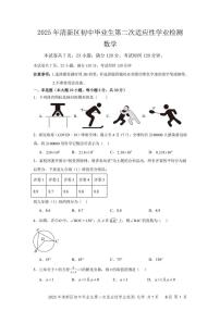 2025年广东省清远市清新区中考二模数学试题（中考模拟）