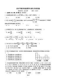 2025年湖南省长沙市雅礼集团新苗杯数学素养创新选拔七年级数学试题（中考模拟）