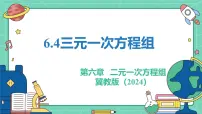 冀教版（2024）七年级下册（2024）三元一次方程组教学ppt课件