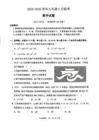 2025年山东省中考数学模拟试题+答案