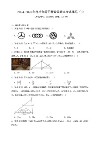 2024-2025年度八年级下册数学期末考试模拟（3）