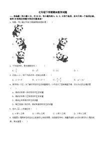 贵州省安顺市2025年七年级下学期期末数学试题及答案