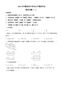 2025年安徽省芜湖市镜湖区第二十七中学中考二模数学试题（中考模拟）